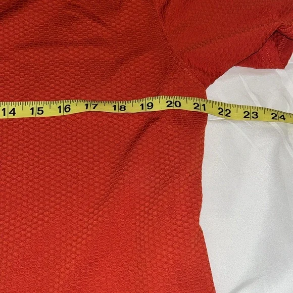 Nike sphere Classic Red Orange Men's short sleeve Shirt size XL - Picture 6 of 7